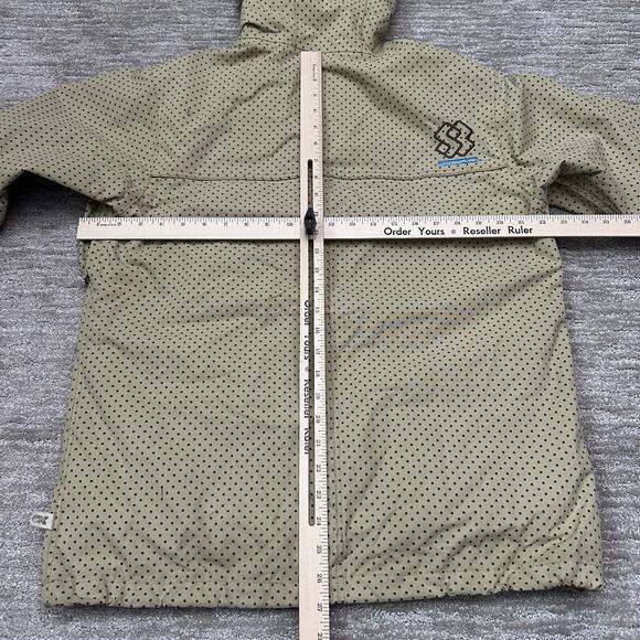 Special Blend Jacket Womens Large Brown Polka Dot 10K Hooded Faux Fur Snowboard - Picture 15 of 16